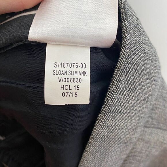 CLEARANCE - Banana Republic Sloan Gray Slim Ankle Pants - Picture 4 of 6